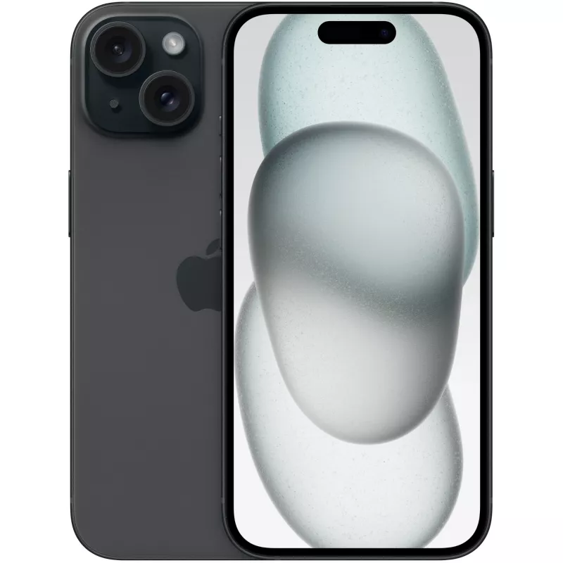 Apple iPhone 15 - 15,5 cm (6.1) - 2556 x 1179 pikselių - 256 GB - 48 MP - iOS 17 - juoda