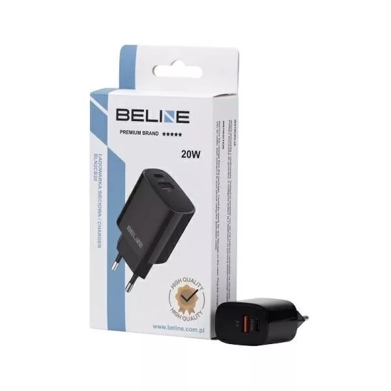 Pakrovėjas Beline Beli02159 — 20W USB-C ir USB-A PD/QC suderinamas