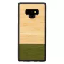 man and wood išmaniojo telefono dėklas „Samsung Galaxy Note 9“ – bambuko miško juoda