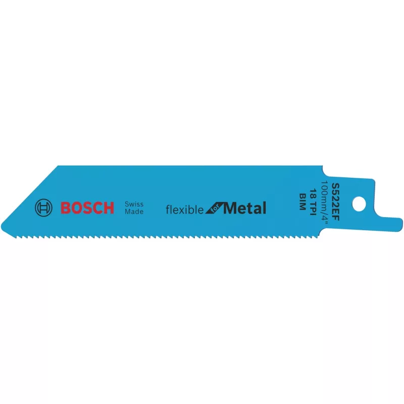 Siaurojo pjūklo geležtė Bosch S 522 EF Bimetal 5 vnt. Metalo pjovimui