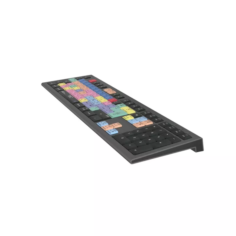 Logickeyboard Adobe Premiere Pro CC Astra 2 klaviatūra universali USB QWERTZ vokiška pilka