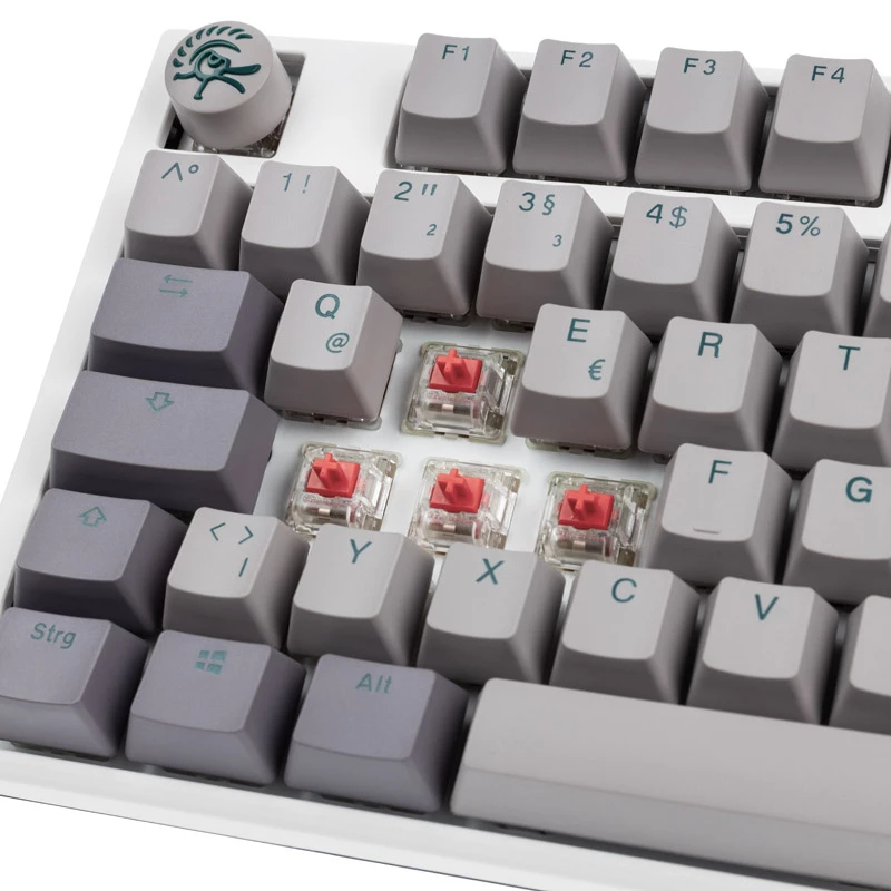 Ducky One 3 žaidimų klaviatūra USB Pilka