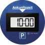 Elektroninis parkavimo diskas Needit Park Lite One — mėlynas, ABS/PMMA, CR‑2450 3 V, 100×100×18 mm