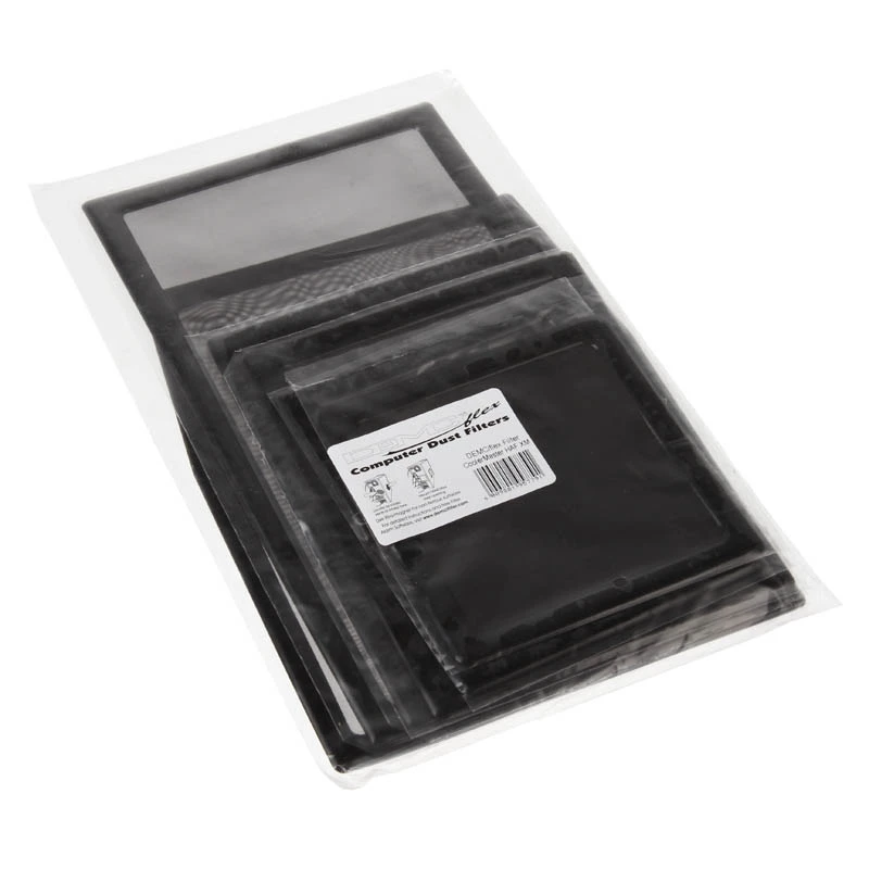 Demciflex dulkių filtro rinkinys, skirtas Cooler Master HAF XM - juoda/juoda