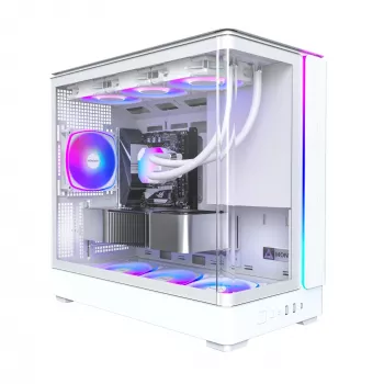 PC korpusas Montech KING 15 PRO White — Micro ATX / Mini-ITX, Midi Tower
