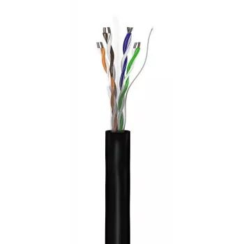 Tinklo kabelis Goobay CAT 6 U/UTP 100m juodas