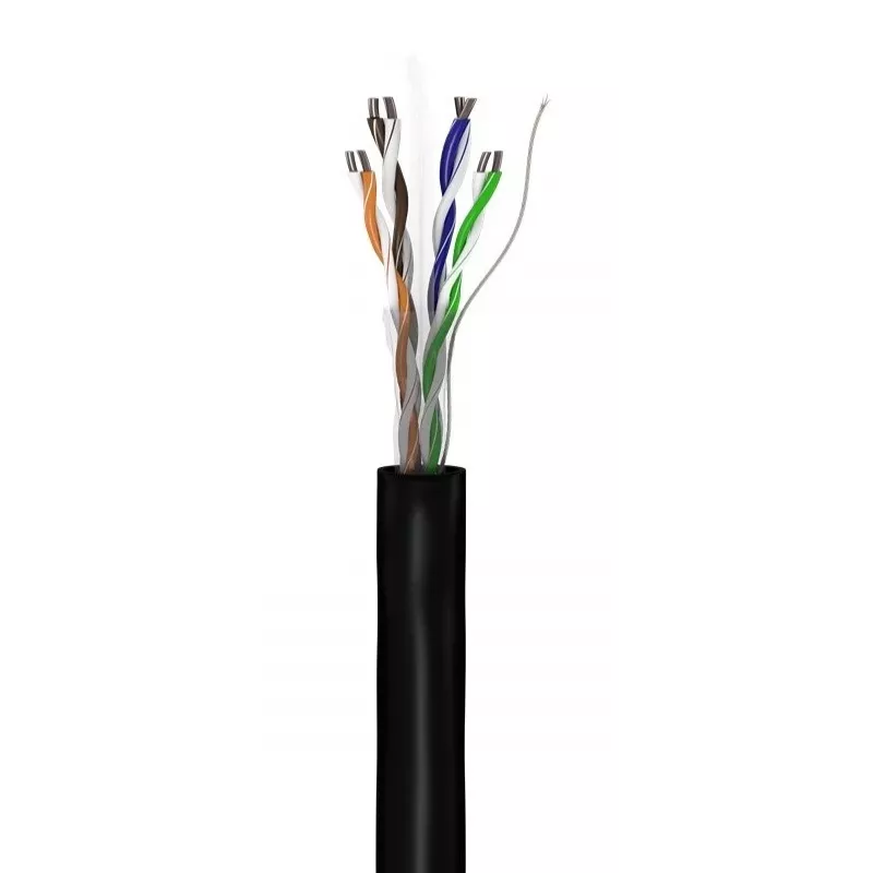 Tinklo kabelis Goobay CAT 6 U/UTP 100m juodas
