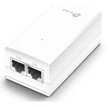 TP-Link 24V pasyvus PoE adapteris, Gigabit Ethernet, 10,100,1000 Mbit/s, 10/100/1000, Cat3, Cat4, Cat5, Cat5e, Cat6, baltas, 100 m
