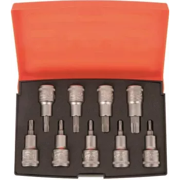 Bahco atsuktuvų antgalių rinkinys 9 dalių S9TORX (S9TORX)
