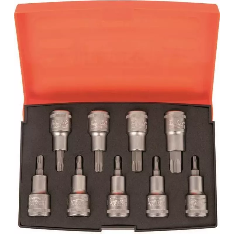 Bahco atsuktuvų antgalių rinkinys 9 dalių S9TORX (S9TORX)