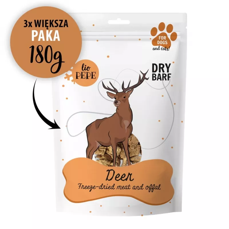 PAKA ZWIERZAKA Lio Pepe Deer XL - šunų skanėstas - 180g