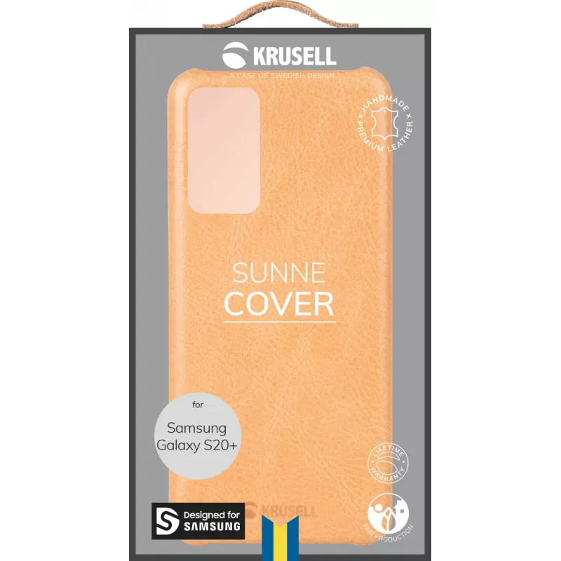 Dėklas Krusell Sunne Galaxy S20+ 17 cm (6,7 colio) smėlio spalvos