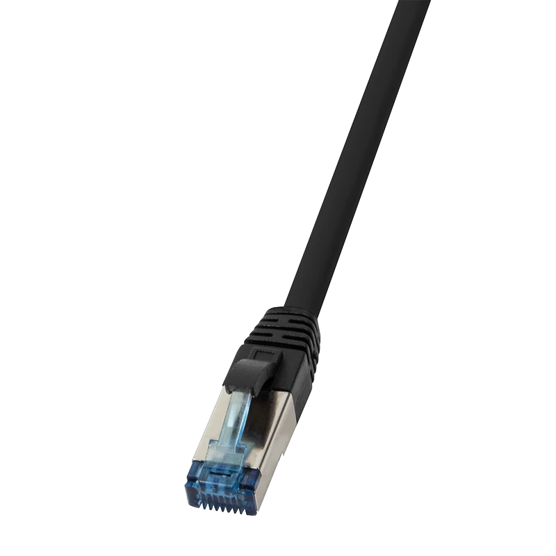 Tinklo kabelis LogiLink CQ6105S RJ-45 Cat6a 15 m juodas