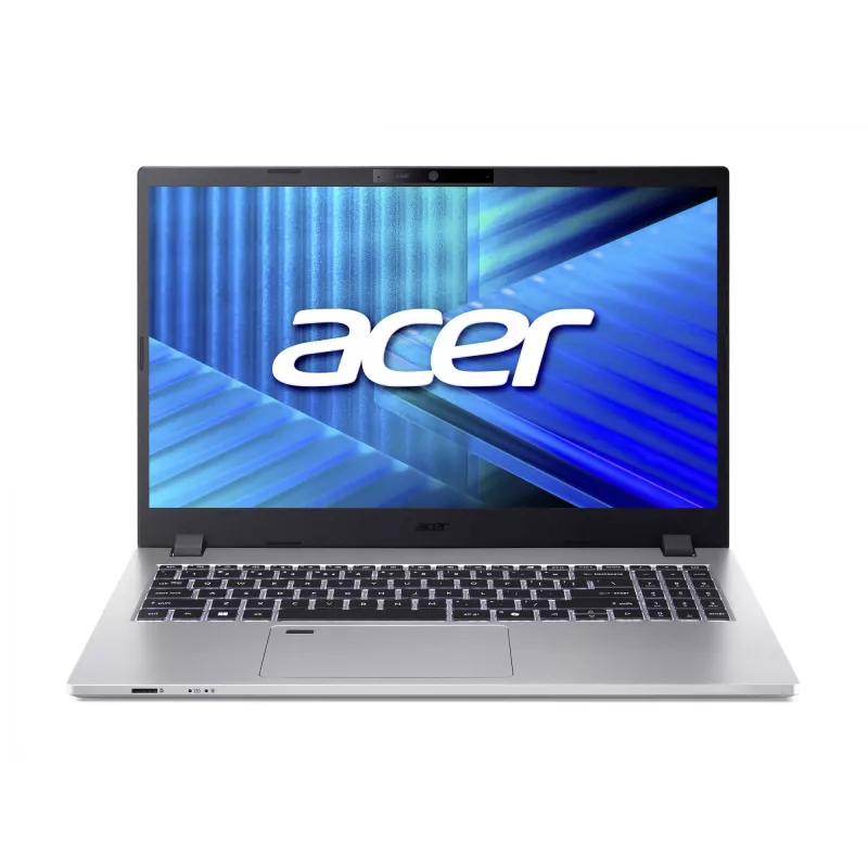 Nešiojamas kompiuteris Acer TravelMate P2 TMP215-55 Intel Core Ultra 5 225U, 15.6 colio FHD, 16 GB DDR5, 512 GB SSD, Windows 11 Pro, sidabrinis