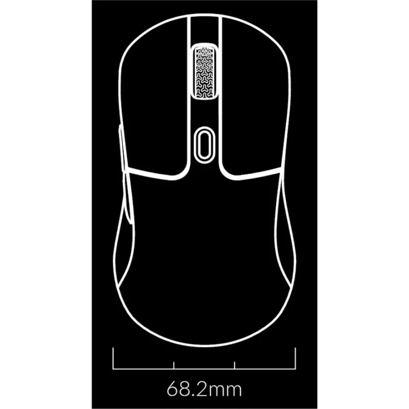 Žaidimų pelė Keychron M3 Dešiniarankė RF Wireless + Bluetooth Optinė 26000 DPI Balta
