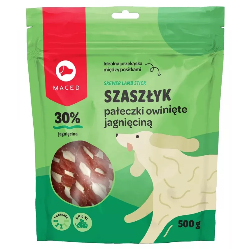 MACED Skewer ėrienos lazdelė - skanėstas šuniui - 500g