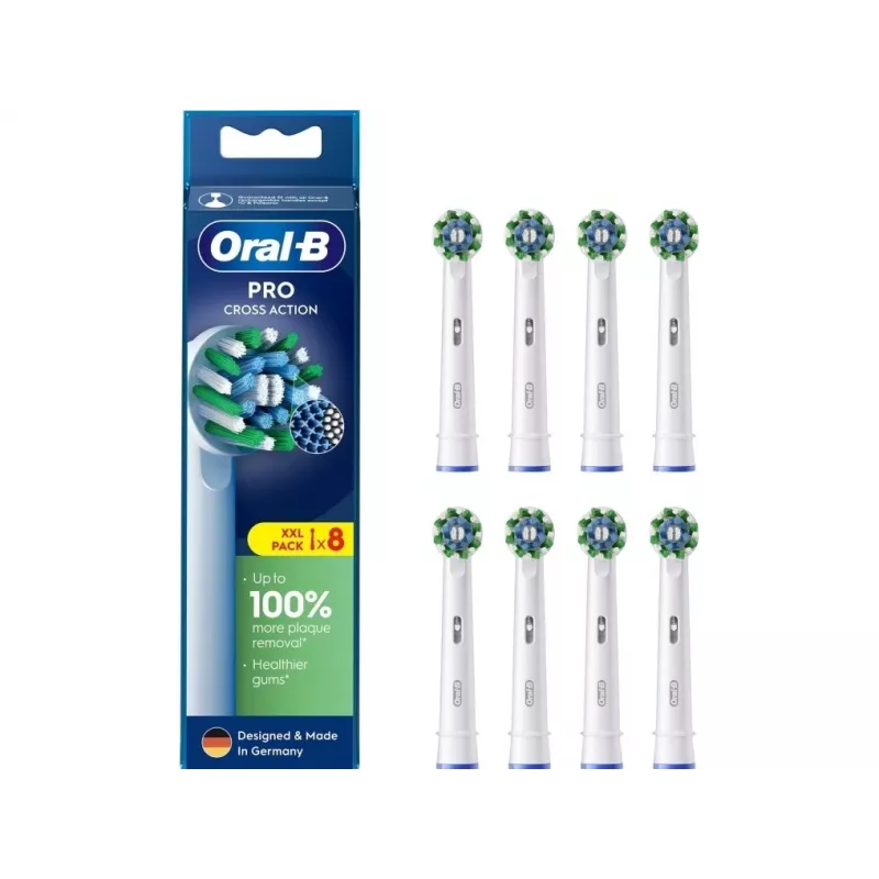 Oral-B EB50RX-8 CrossAction keičiamosios galvutės, 8 vnt.