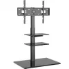 Ant grindų stovintis televizoriaus stovas ONKRON TS5550-B, skirtas 32–65 colių (81,3–165,1 cm), maksimali apkrova 30 kg, VESA 100x100–600x400, aukštis 880–1080 mm, pasukimas ±25°