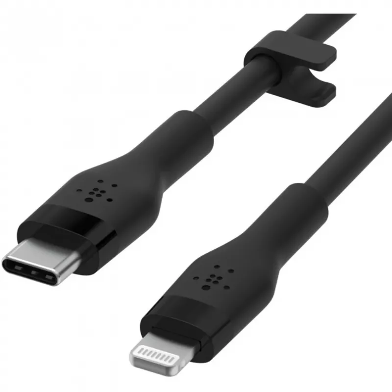 2 m Lightning laidas Belkin CAA009BT2MBK, USB-C į Lightning, juodas