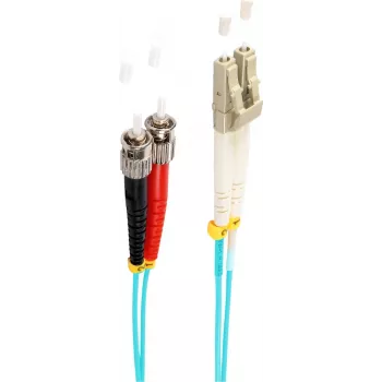 shiverpeaks BS77950/3 šviesolaidinis kabelis 10 m LC ST OM3 akvamarino spalvos (BS77950/3)