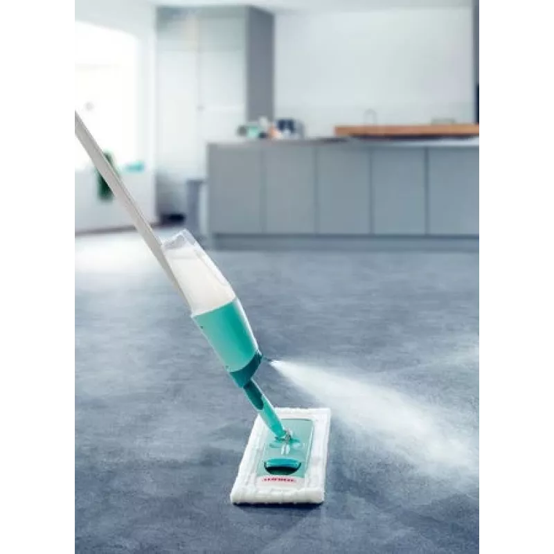 Leifheit Easy Spray XL šluota Microfibre Sausas ir drėgnas Microfiber Žalia, Balta