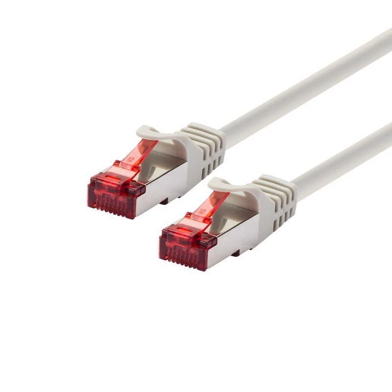 Tinklo kabelis LOGON Cat6 SSTP/PIMF 5 m su RJ-45 jungtimis, dramblio kaulo spalvos