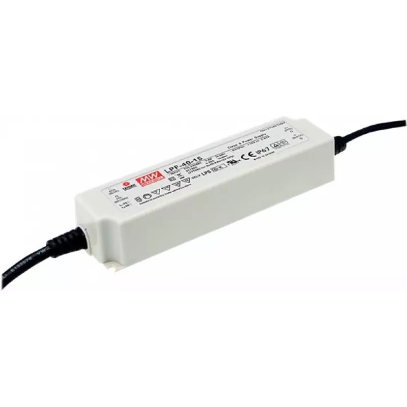 MEAN WELL LPF-40-24 maitinimo adapteris 40W 110–230V, vidinis