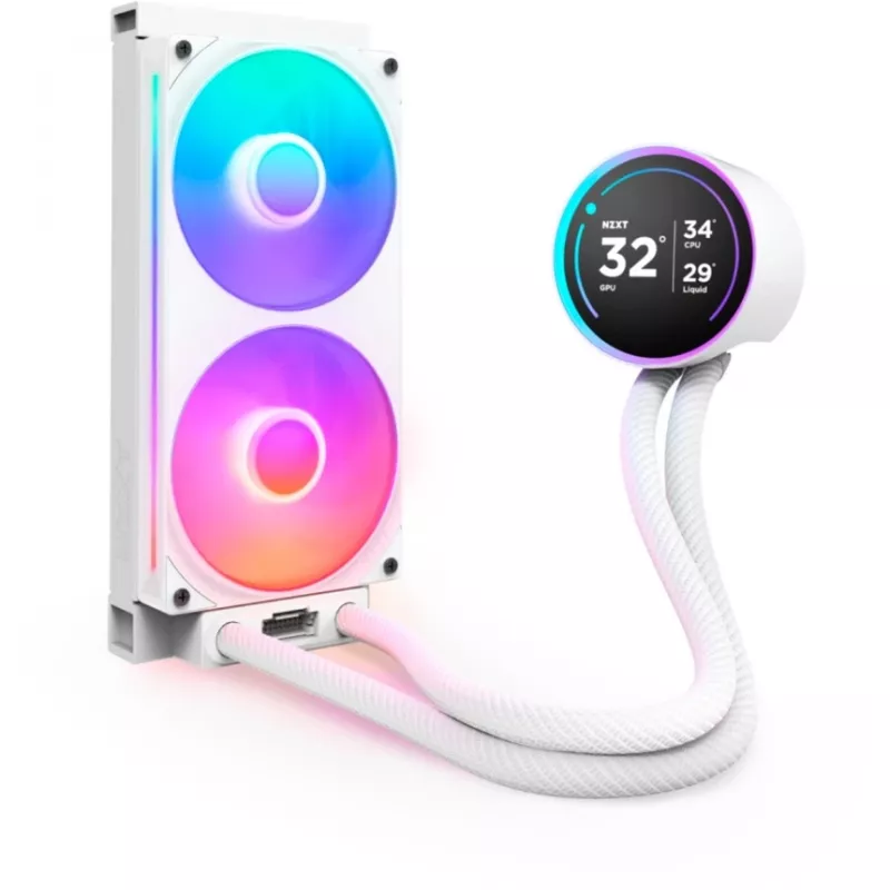 Nzxt RL-KR24E-W2 Display Baltas