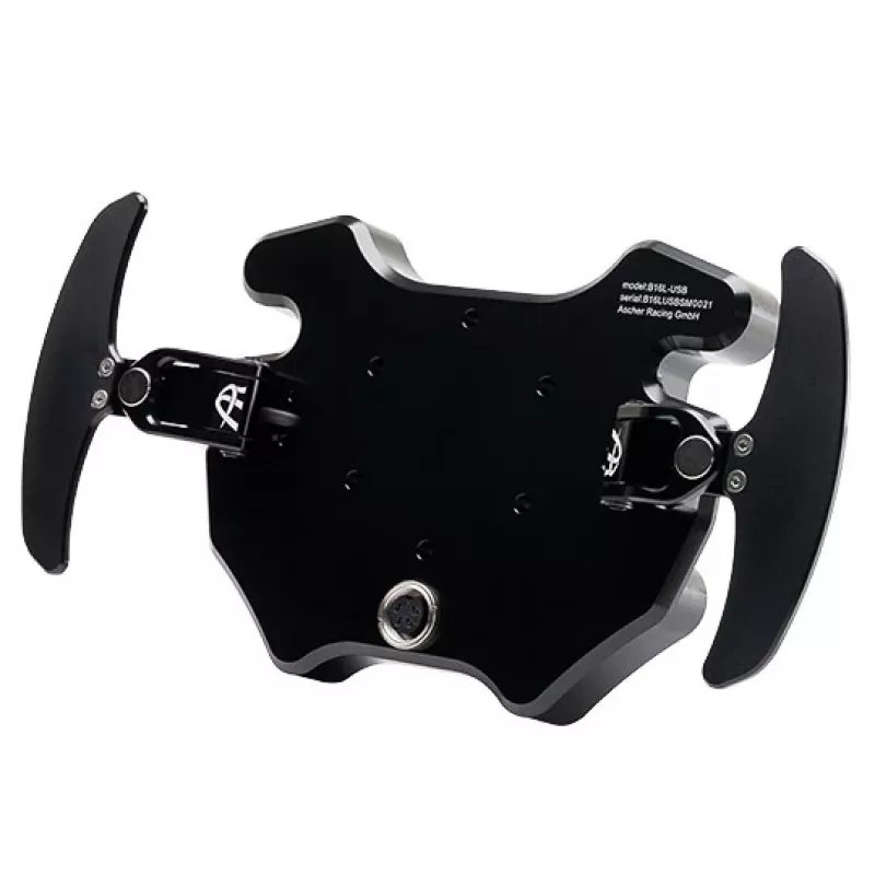 Mygtukų plokštė Ascher Racing B16L-USB lenktynių simuliatoriams, 12 įėjimų, USB, didelis suderinamumas
