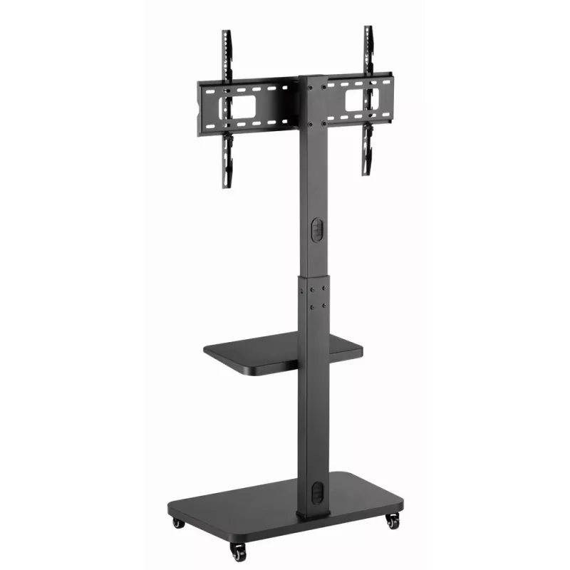 Gembird TVS-75S-02 TV grindų stovas su ratukais, 37 - 75, juodas