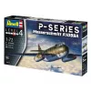 Plastikinis lėktuvo modelis REVELL Messerschmitt P.1099A-P-SER mastelis 1/72