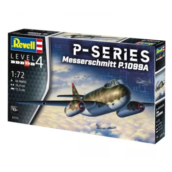 Plastikinis lėktuvo modelis REVELL Messerschmitt P.1099A-P-SER mastelis 1/72