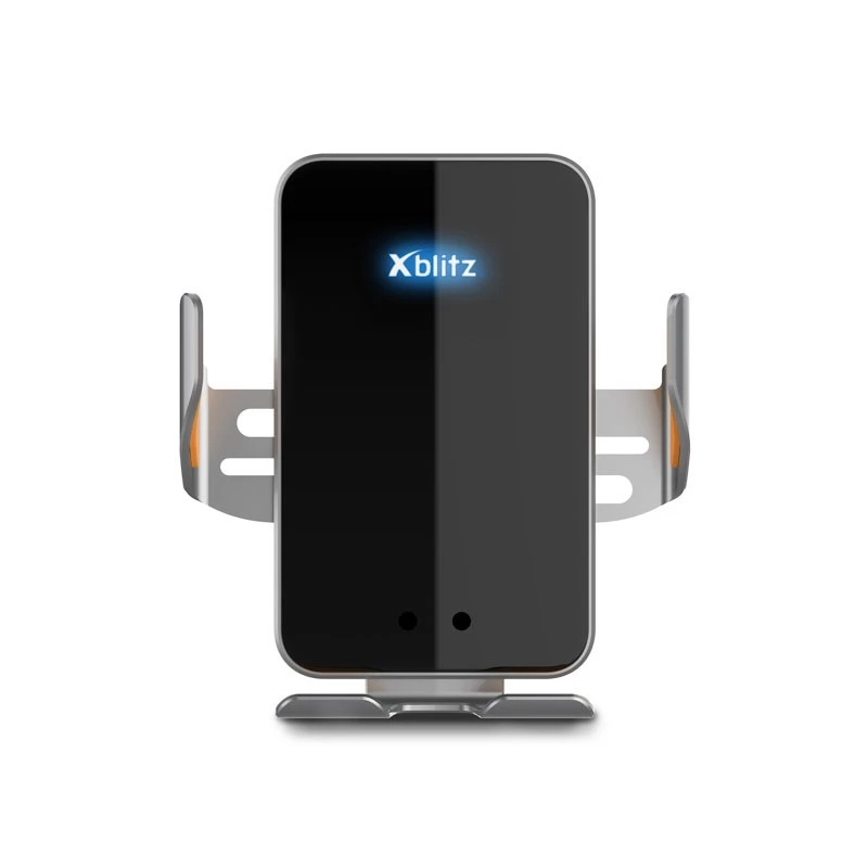 Xblitz FX4 Elegance automatinis automobilinis telefono laikiklis su belaidžiu įkrovimu, tvirtinamas prie ventiliacijos grotelių
