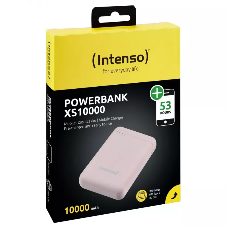 Intenso XS10000 ličio polimero (LiPo) 10 000 mAh rožinis