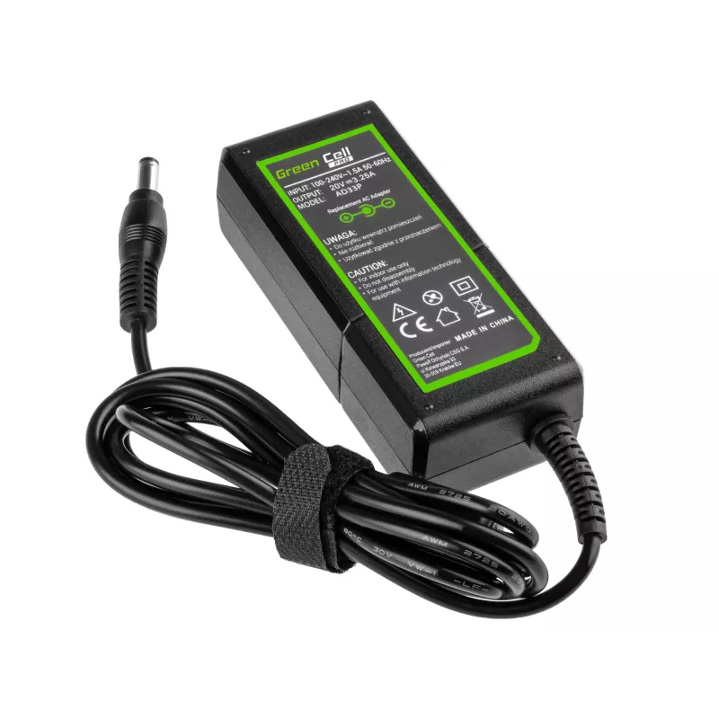 Green Cell AD33P maitinimo adapteris/inverteris Vidaus 65 W Juoda