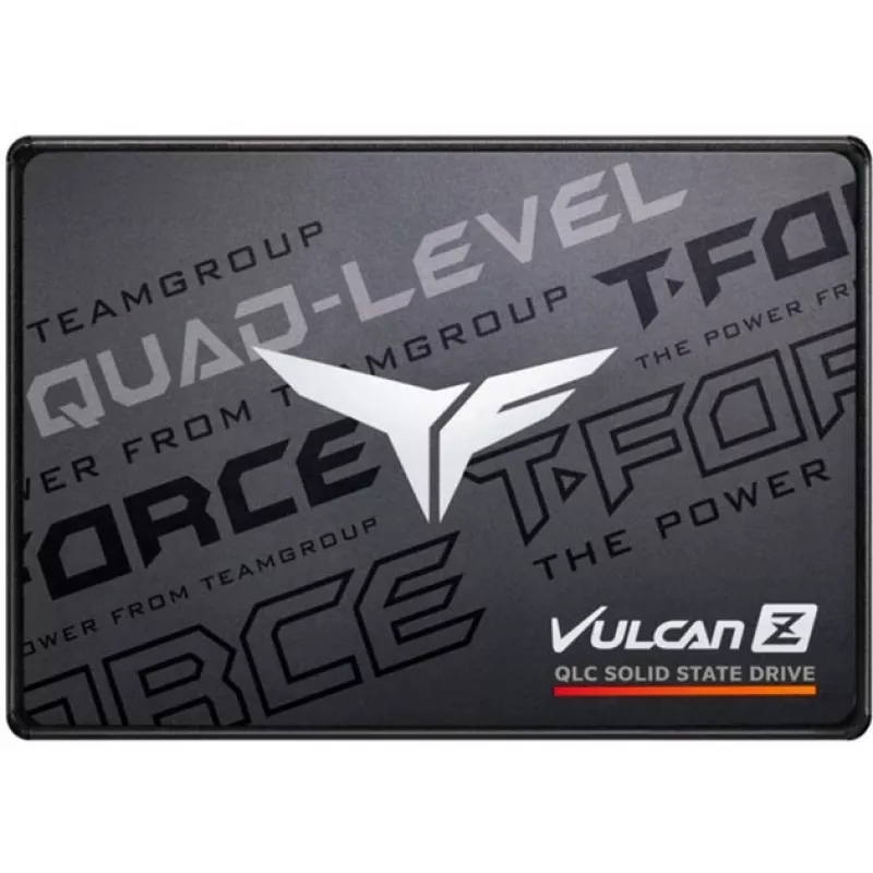 VULCAN Z QLC 2 TB, SSD juoda/pilka, SATA 6 Gb/s, 2,5