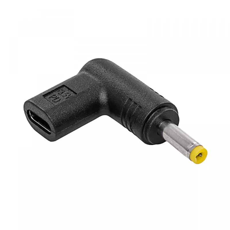 Jungčių adapteris Akyga AK-ND-C04 USB-C į 4.0 x 1.7 mm Juodas