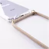 Pakabuko dėklas Lookabe loo007 auksinis nude iPhone 7/8 Plus — nešiojamas telefono dėklas su dirželiu