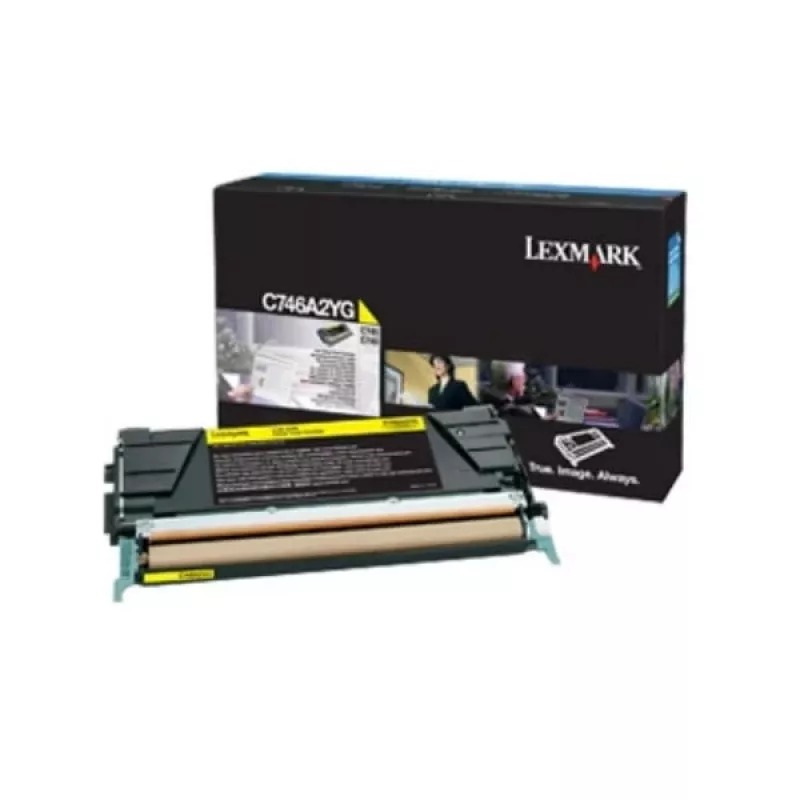Lexmark C746A3YG tonerio kasetė 10000 psl. Geltona