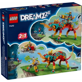 Konstruktorius LEGO 71492 Dreamzz Mateo ugnies chameleonas, plytelių modelis kūrybiškam konstravimui