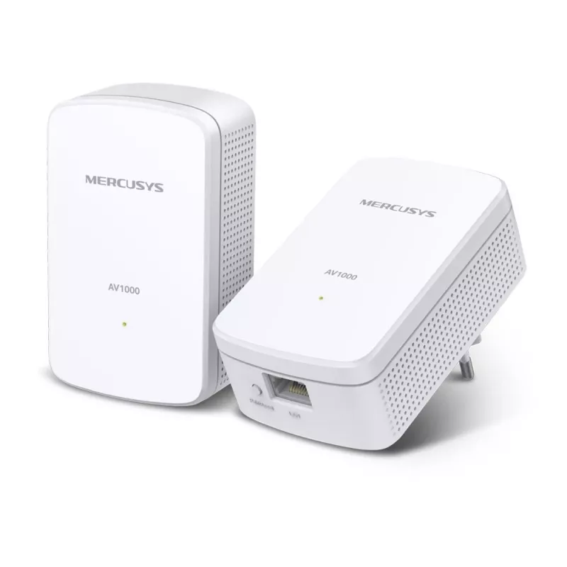 Mercusys | AV1000 Gigabit Powerline Starter Kit | MP500 KIT | 1000 Mbit/s | Ethernet LAN (RJ-45) 1 prievadas