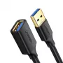 Ugreen ilginamojo kabelio adapteris USB 3.0 (moteriška) į USB 3.0 (vyriška) 2 m (juodas)