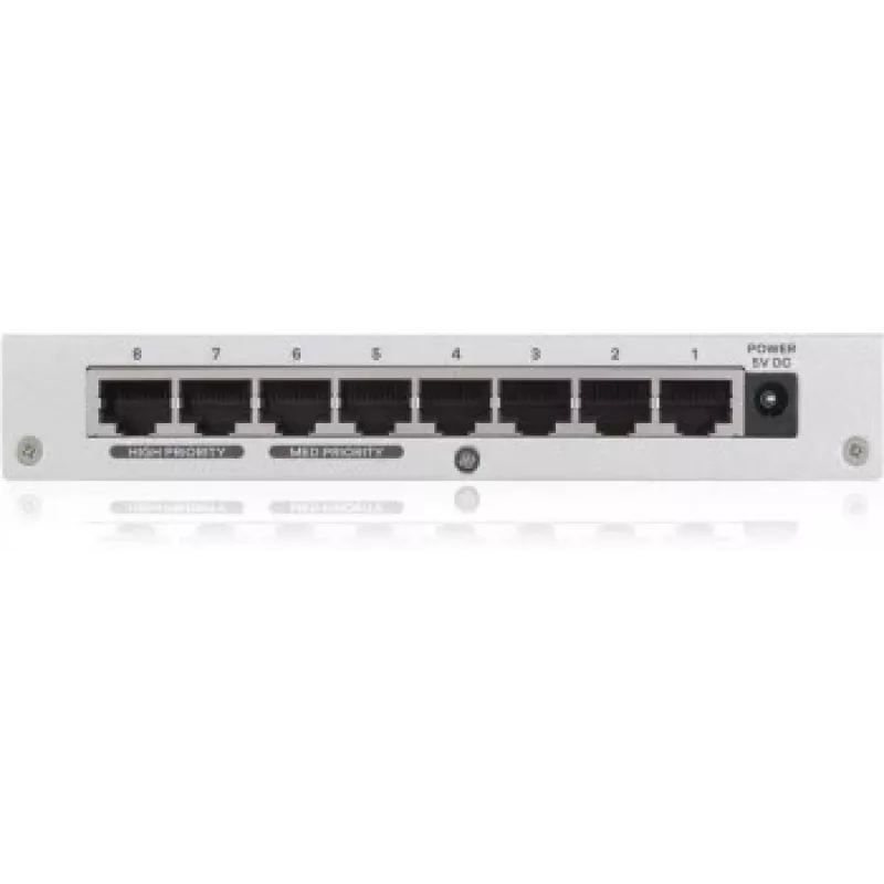 Zyxel GS-108B V3 Nevaldomas L2+ Gigabit Ethernet (10/100/1000) Sidabrinis