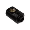 Adapterio jungtis EK Water Blocks žalvaris juoda 28 mm aukštis 2,3 cm skersmuo