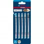 Bosch 2 608 900 558 siaurapjūklio / slankiojo pjūklo / atgręžiamojo pjūklo peiliukas Siaurapjūklo peiliukas Daug anglies turintis plienas (HCS) 5 vnt.