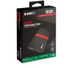 SSD Emtec 512GB USB Type-C 3.2 Gen 1 Juodas Raudonas X200