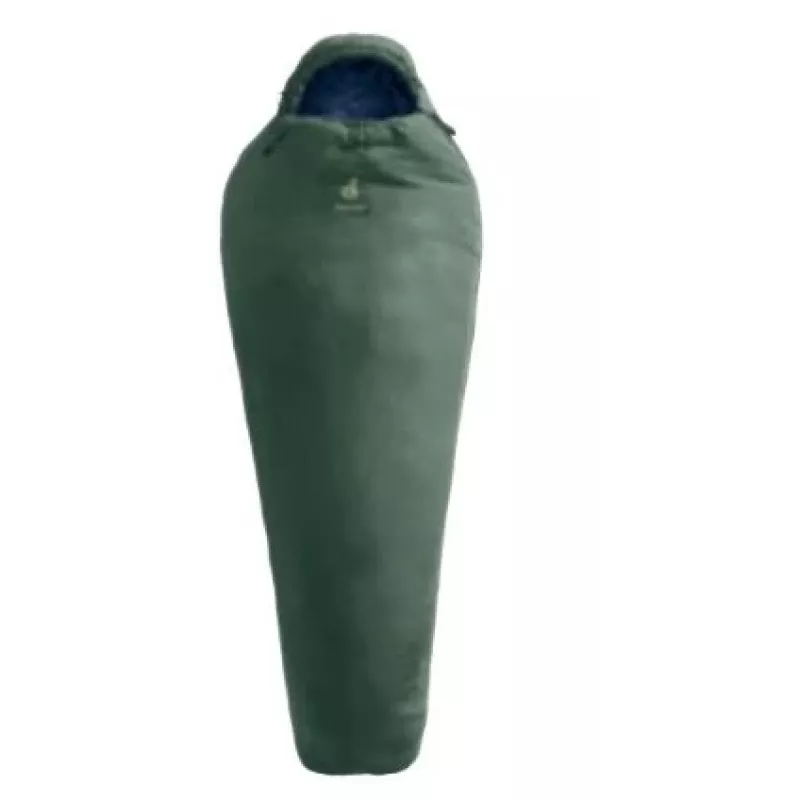 Miegmaišis DEUTER Orbit SL -5°C / 23°F, sintetinis, suaugusiems, matmenys 198×75×48 cm, žalias