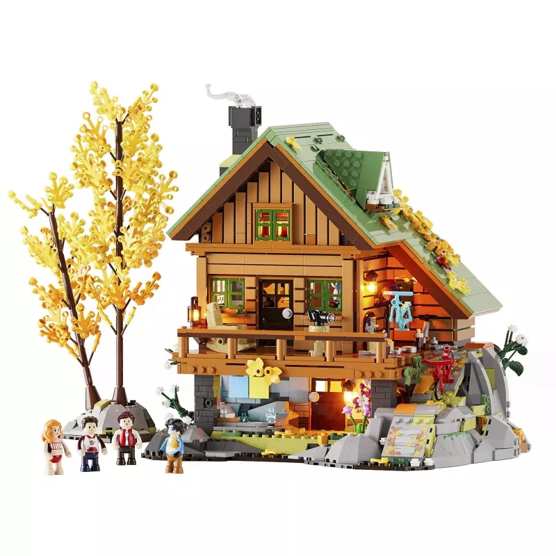 Lumibricks Mountain Cabin statybinių kaladėlių rinkinys