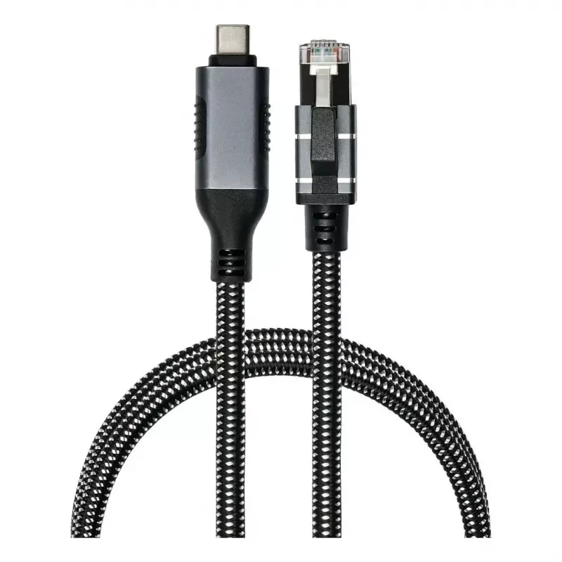 Good Connections eterneto kabelis USB-C RJ45, antracitinis, 5,0 m