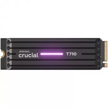 SSD CRUCIAL T710 4 TB M.2 PCIe 5.0 NVMe — 4000 GB, skaitymo sparta 14500 MB/s, rašymo sparta 13800 MB/s